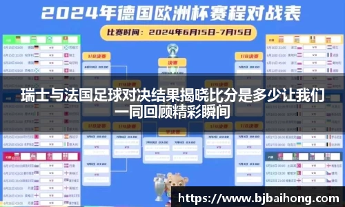 瑞士与法国足球对决结果揭晓比分是多少让我们一同回顾精彩瞬间